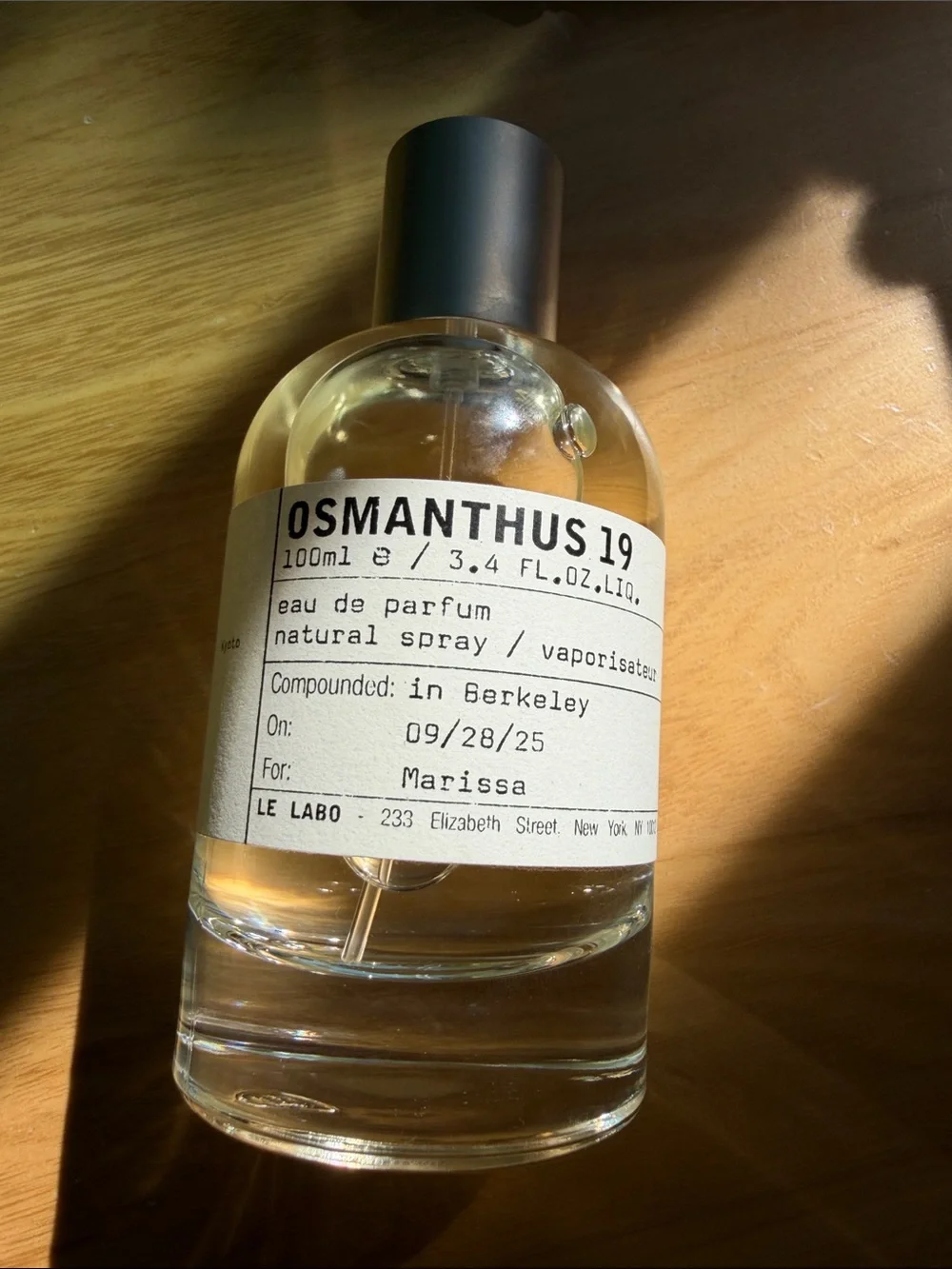 Le Labo Osmanthus 19 city exclusive Tokyo
